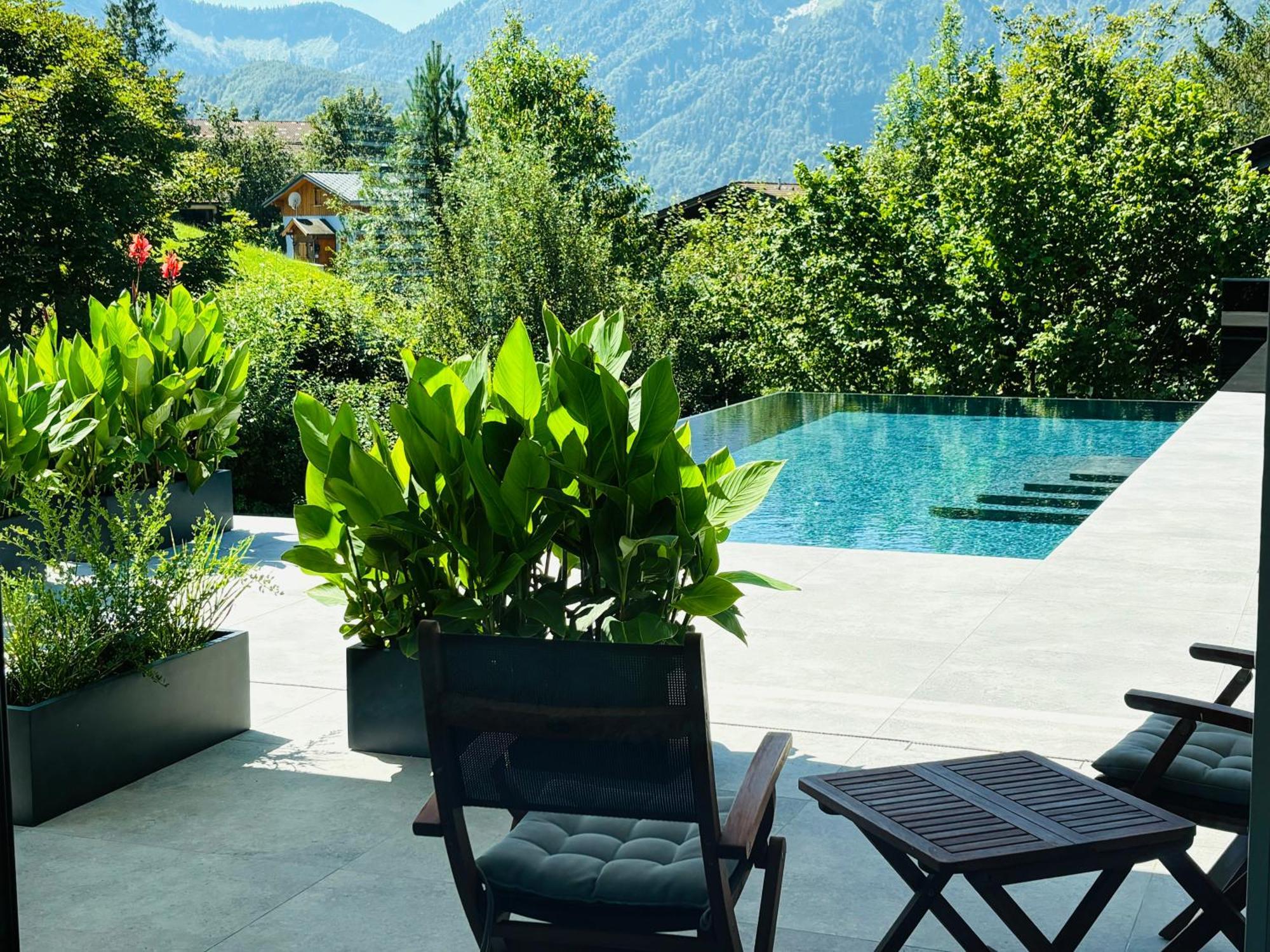 Place2Be - With Infinity Pool Faistenau Buitenkant foto